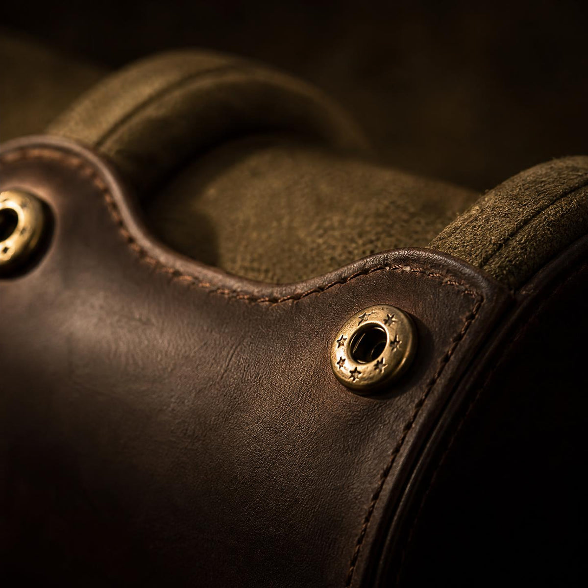 Étui de voyage cuir cognac 3 montres - Le Voyageur Intemporel III - Maison Delcombe - vue 2 Image