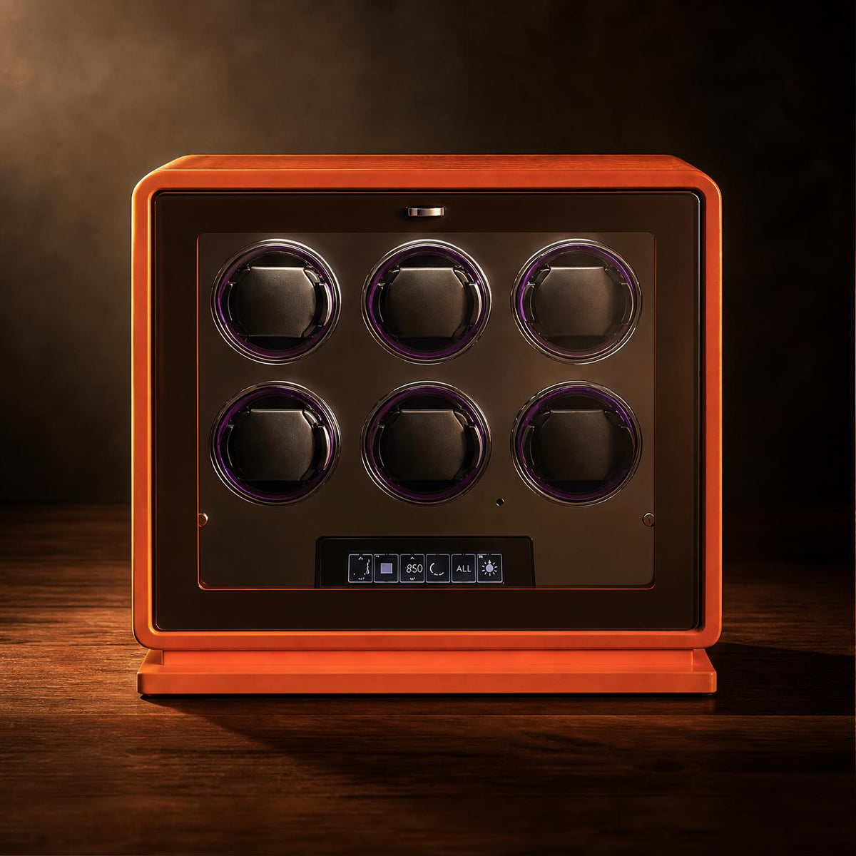 Remontoir verre orange antimagnétique 6 montres - L'Empereur VI - Maison Delcombe - vue 3 Image