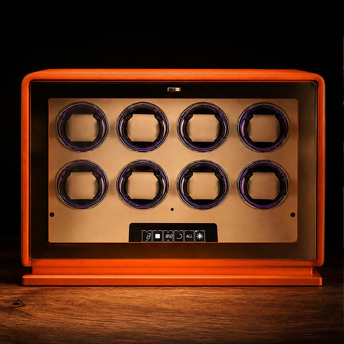Remontoir verre orange antimagnétique 8 montres - L'Empereur VIII - Maison Delcombe - vue 3 Image