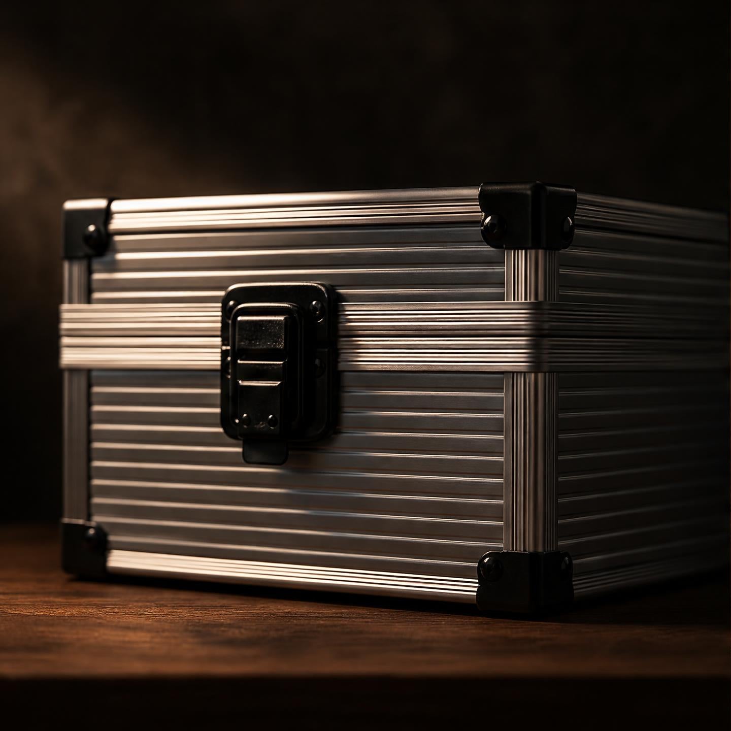 Boîte à montre aluminium valise 1 montre - Le Sextant I - Maison Delcombe - vue 2 Image