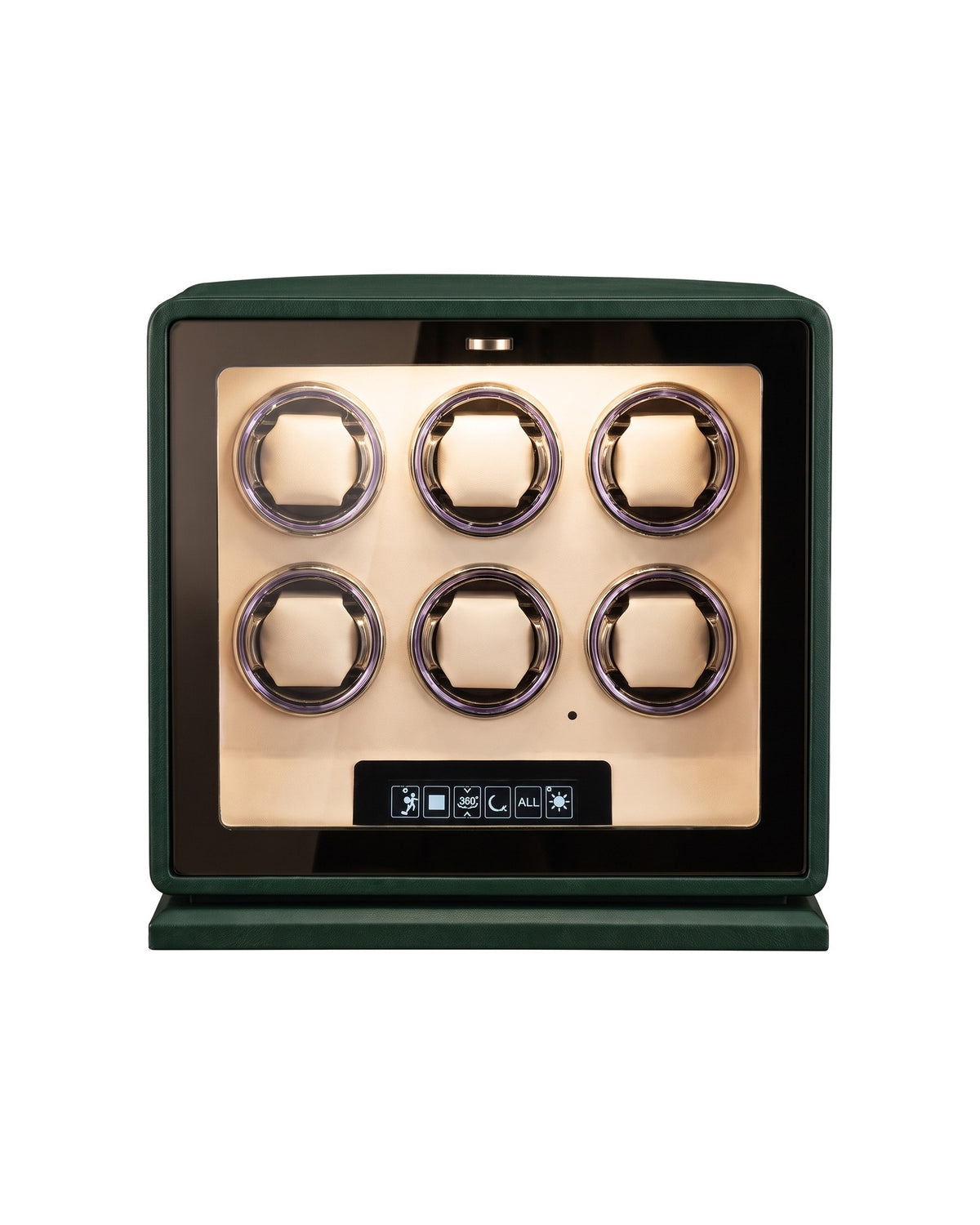 Watch Winder for 6 Watches - Emperor™ VI - Green