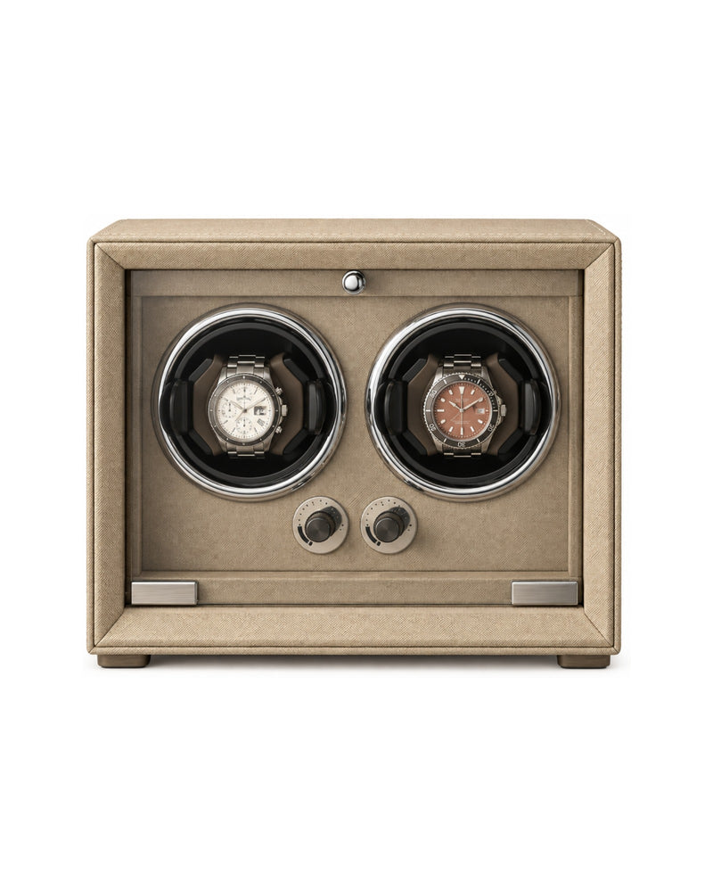 Watch Winder for 2 Watches - Regent™ II - Beige