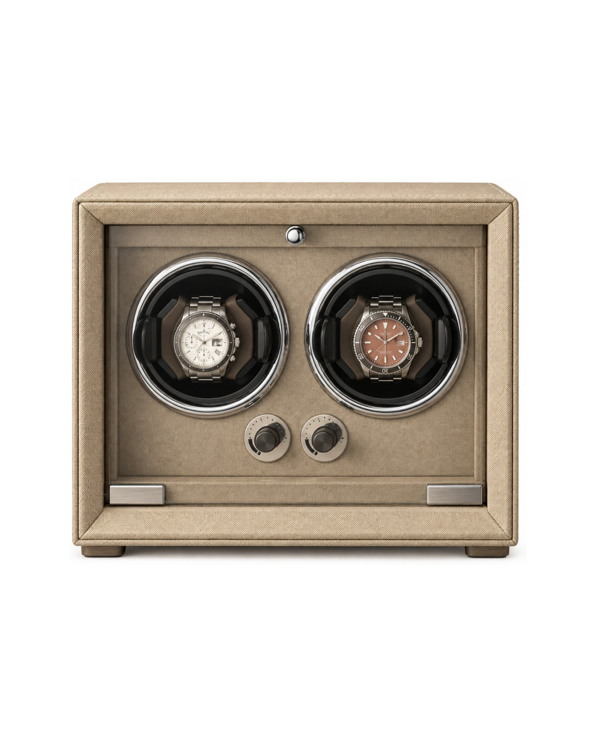 Watch Winder for 2 Watches - Regent™ II - Beige