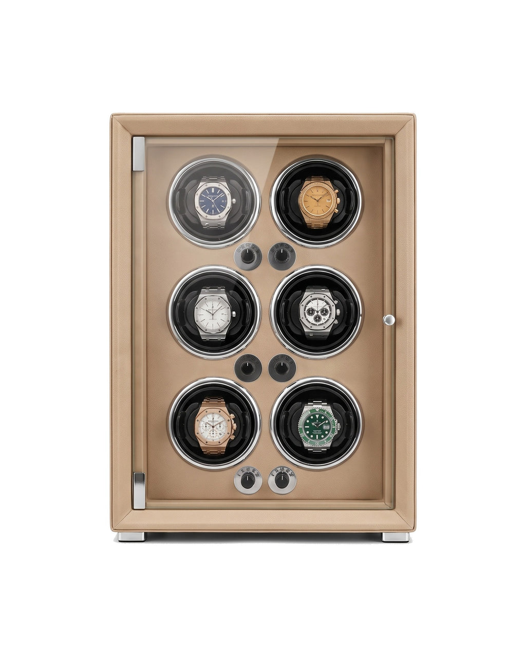 Watch Winder for 6 Watches - Regent™ VI - Beige