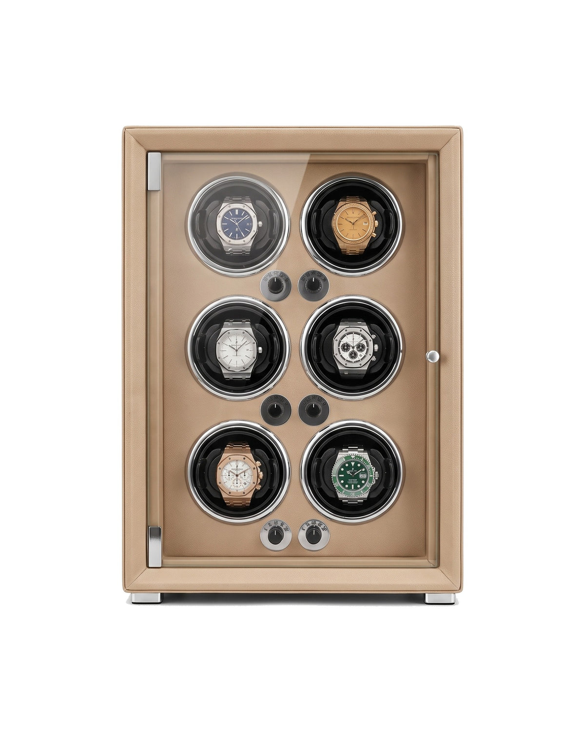 Watch Winder for 6 Watches - Regent™ VI - Beige
