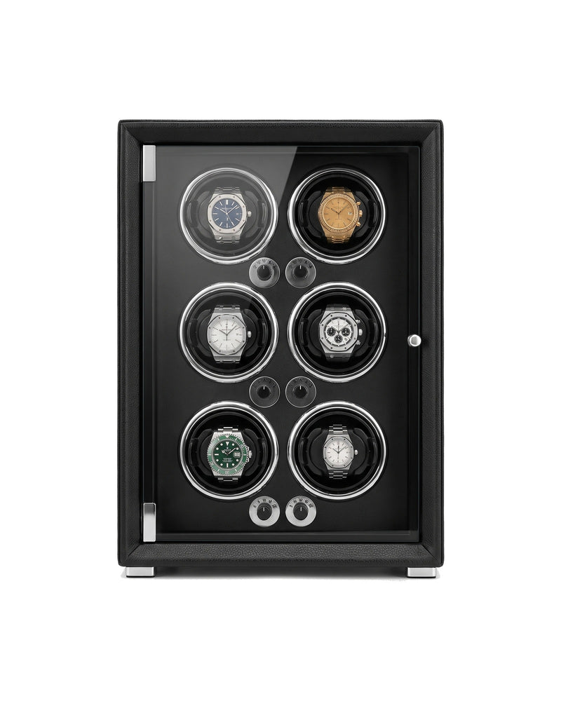 Watch Winder for 6 Watches - Regent™ VI - Black